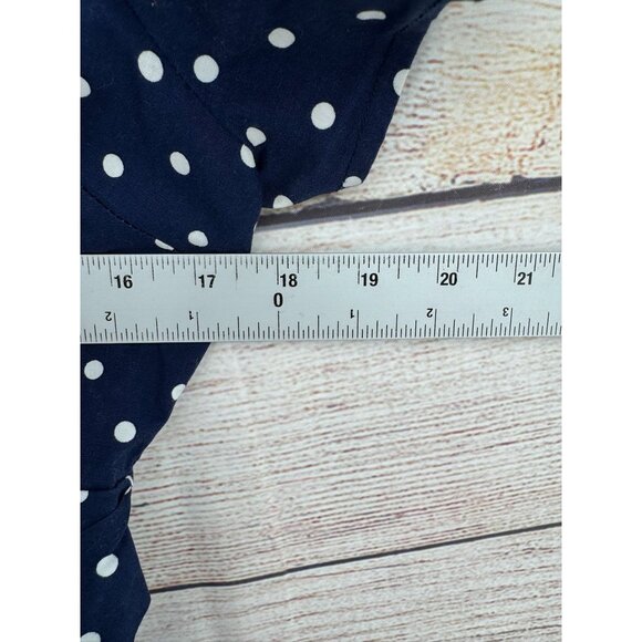 Modcloth Dark Blue Polka Dot Mini Dress - Picture 8 of 9
